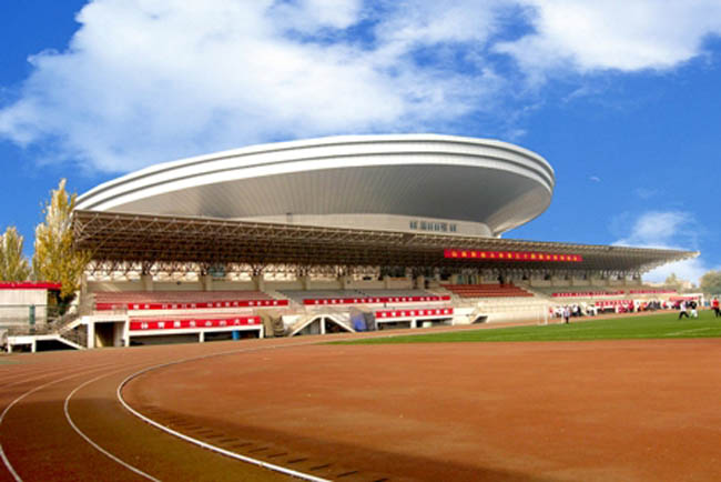 淮安体育场看台网架工程