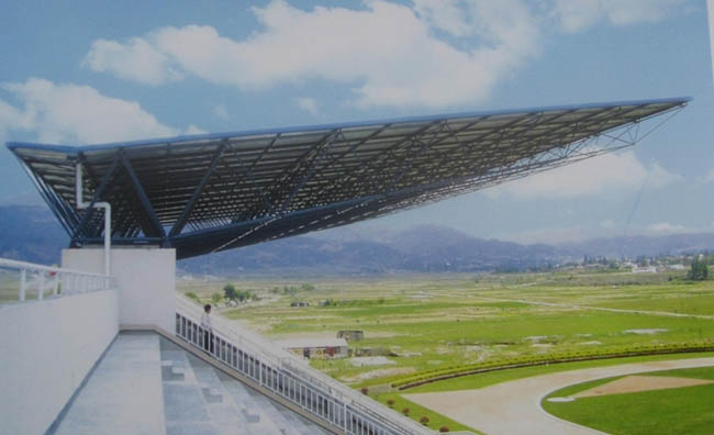 淮安体育场看台网架工程