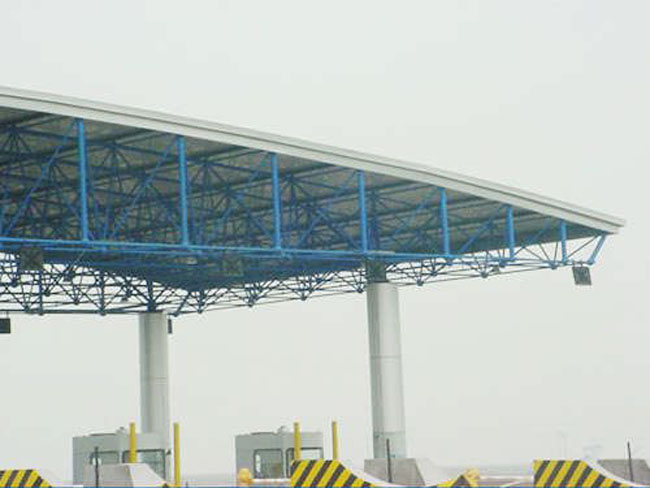 淮安收费站网架工程